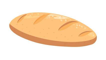 Golden brown artisan bread loaf with scoring baking food