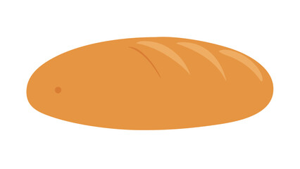 Golden brown artisan bread loaf with scoring baking food