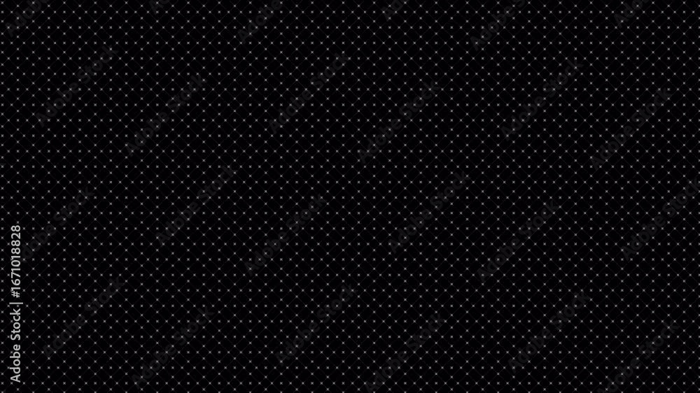 Poster elegant seamless looping animation of a geometric star grid pattern on a black background