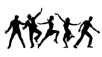 Silhouette of a person in a suit holding a briefcase business