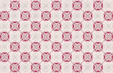 Seamless Decorative Pattern with Floral Motifs and Delicate Textures for Elegant Backgrounds and Design Projects