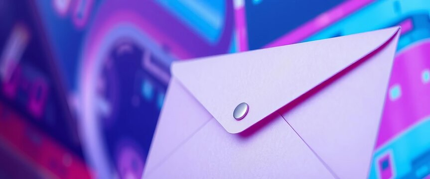 Abstract blurred background of security envelope, sealed and protected,  privacy,  protection