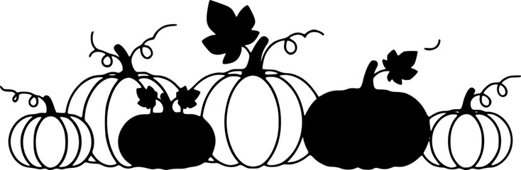 Pumpkin with Leaf Icon – Autumn and Harvest Symbol