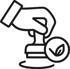 Approval Stamp Icon