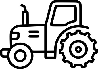 Tractor Farming Icon