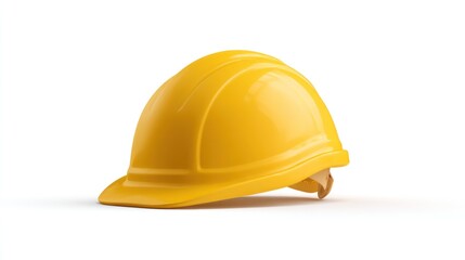 Fototapeta premium Bright yellow safety hard hat (1)