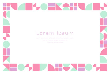 Geometric Frame – Minimalist Abstract Border Design

