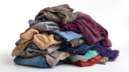 Pile of assorted clothes