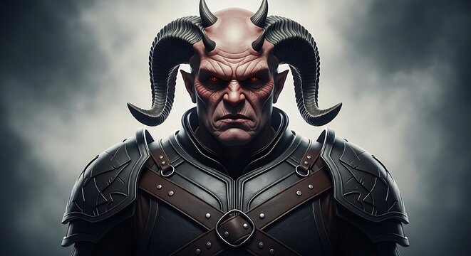 Powerful Demon Lord Portrait.