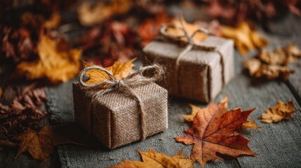 Autumnal gifts nestled amongst fallen leaves (1)