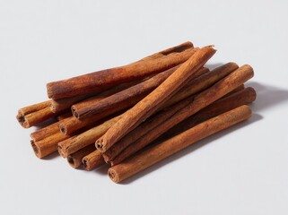 Pile of cinnamon sticks