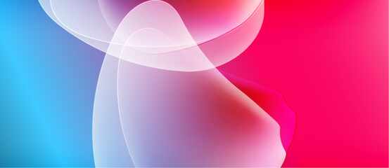 Abstract fluid shapes blend vibrant blue, pink hues. Soft gradients create dynamic visual experience. Smooth transitions suggest movement, energy.