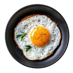 Frying an egg to perfection kitchen food photography modern home close-up culinary art