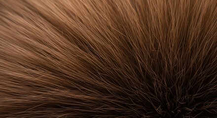 Fototapeta premium Closeup of brown fur showing texture and fine strands