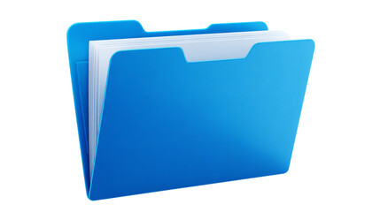 Blue Folder Icon, Digital File, Data Storage, Computer Icon, PNG Transparent Background