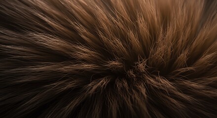Detailed closeup of brown and tan animal fur