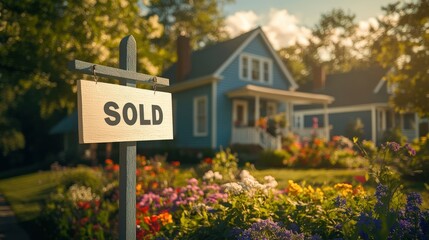 Obraz premium A charming house with a 