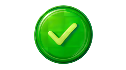 Green Check Mark Icon, Approved, Yes, Ok, Success, PNG Transparent Background stock asset