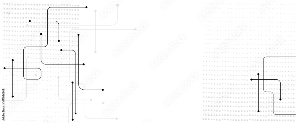 Aufkleber vectors abstract connecting lines and dots. social networking, network connection and global communi