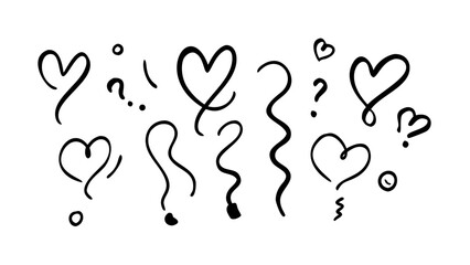 Collection of Heart Shapes hearts love