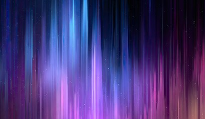 A vibrant display of vertical lines, blending vibrant purples, blues, and pinks, creating a dynamic and energetic visual effect.