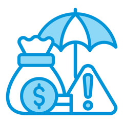 Insurance Blue Icon