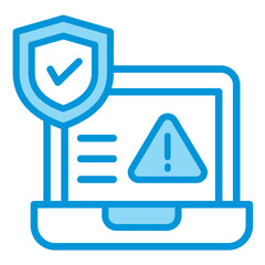Loss-Prevention Blue Icon