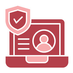 Security red icon