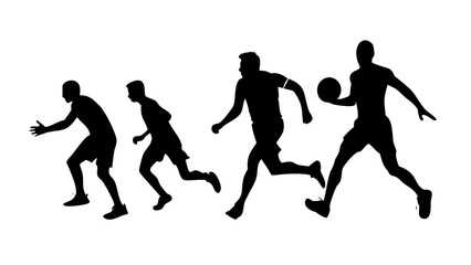 Minimalist Black Silhouette of a Vintage Car classic automobile