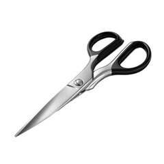 Realistic drawing of office scissors isoleted on transparent background .