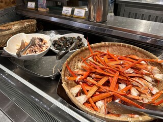 Seafood Selection at Restaurant Buffet