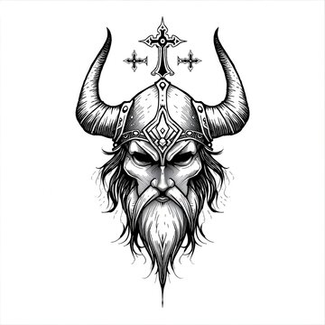 Intricate Baldur Tattoo Art Featuring Runic Symbols and Blackwork Ink