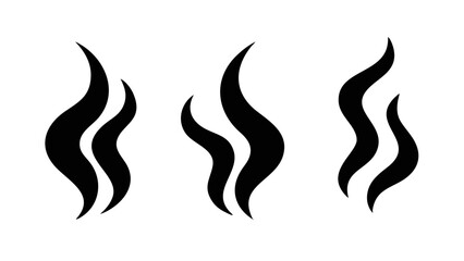 Wispy Black Smoke Plumes steam vapor