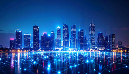 Global city network at night