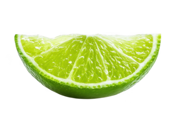 High resolution lime slice fruit citrus food ingredient cooking baking culinary refreshment limeade isolated on transparent background