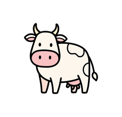 Simple White SVG Icon with Clean Background Vector SVG Design
