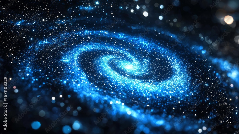 Poster mesmerizing visualization of celestial phenomena