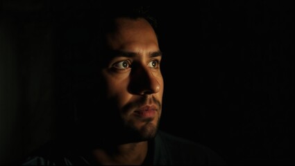 Fototapeta premium Chiaroscuro Portrait