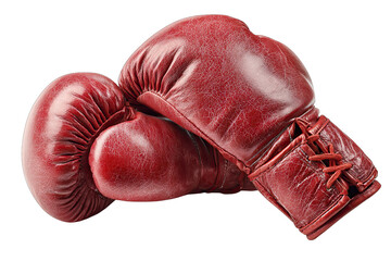 Boxing gloves on a white background