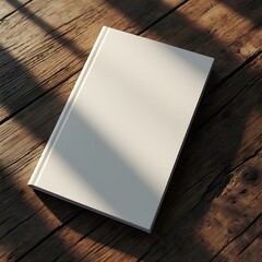 a mockup white book