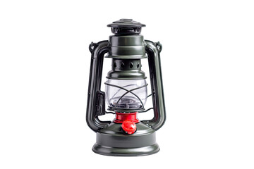 Camping lantern on a white background