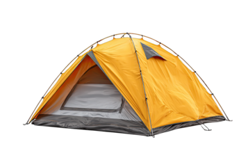 Camping tent on a white background