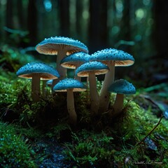 Fototapeta premium mushrooms in the forest