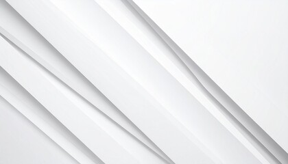 Obraz premium White Paper Sheets Overlapping in Minimalist Flat Lay