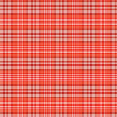 Coral Red Plaid Pattern Seamless Fabric Texture