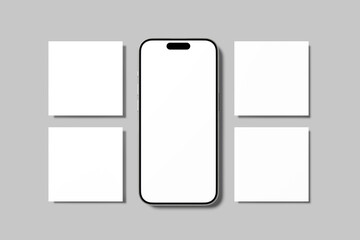 Social Media Post Blank Mockup 