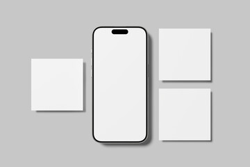 Social Media Post Blank Mockup
