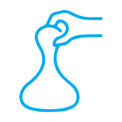 Hand Stretching Dough