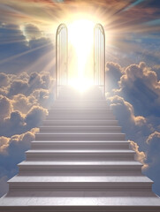Stairway to Heaven Ascending to the Golden Gates