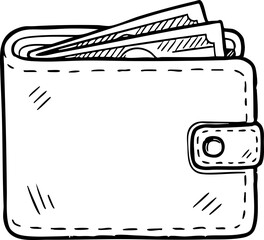 vector illustration of a wallet